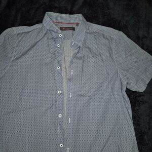 Ben Sherman Navy Patterned Polo Shirt